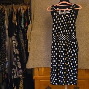 Apt. 9 Black and White Sheath Midi Dress